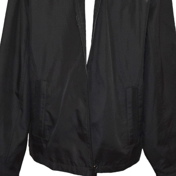 Calvin Klein Black Full Zip Front Lightweight Stand-up Collar Jacket Size XL - Picture 3 of 7